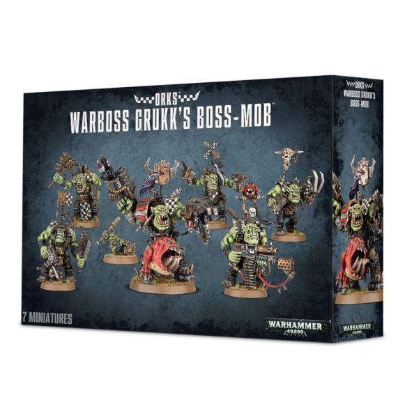 Orks Warboss Grukk&#039;s Boss Mob