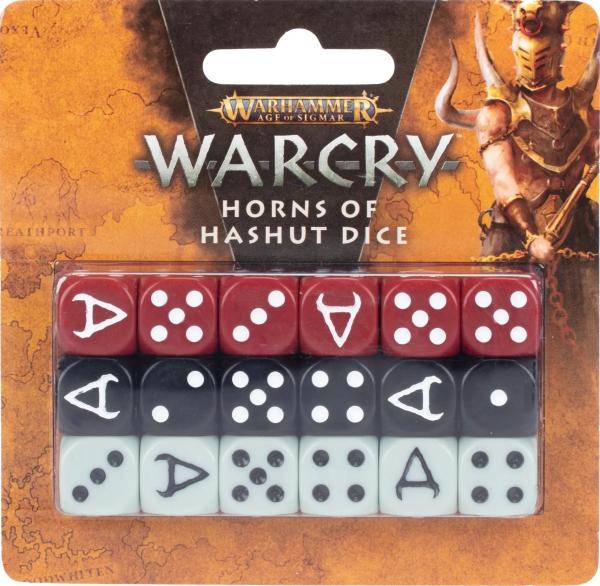 Warcry Horns of Hashut Dice Set